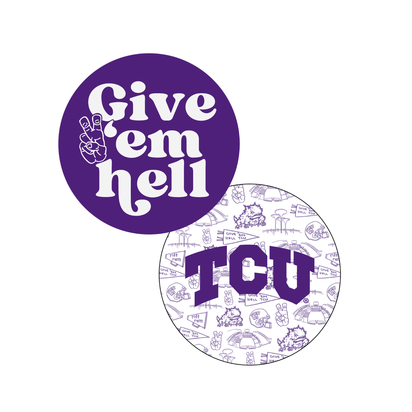 Victory Lap - TCU Coasters