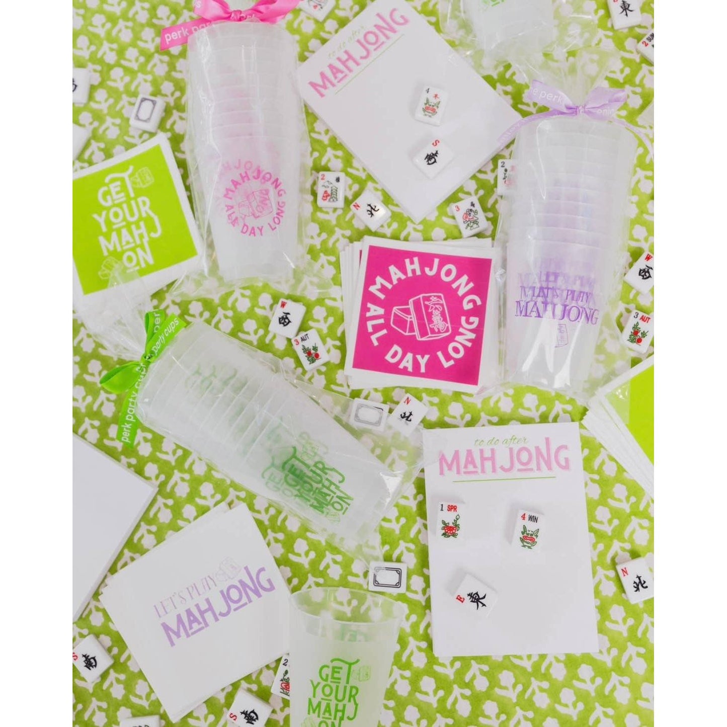 Get Your Mahj On Mahjong Reusable Frost Flex Cups