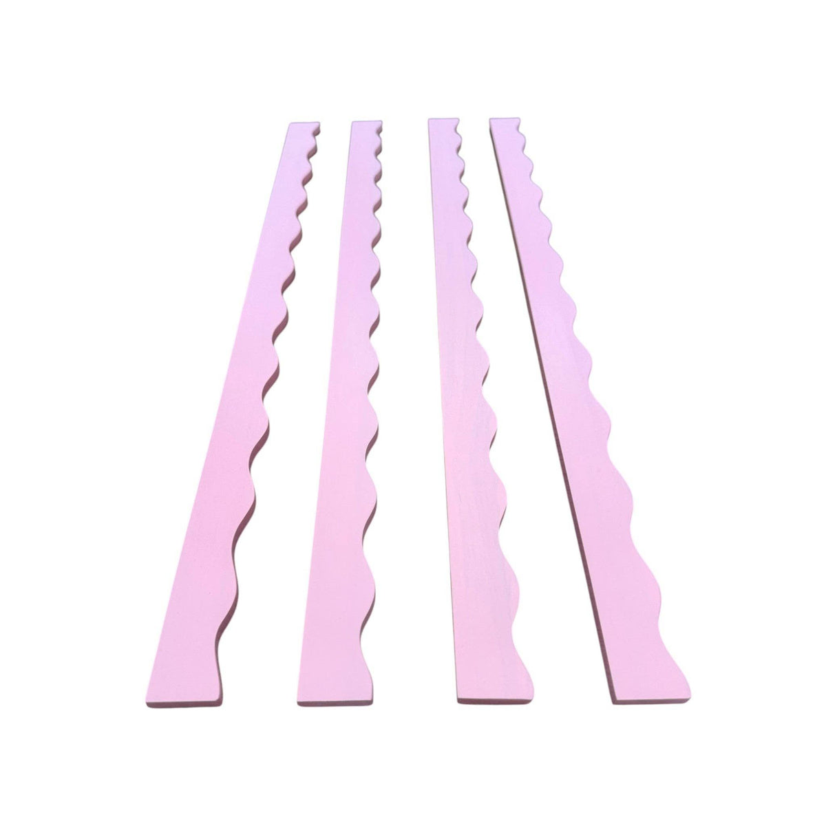 Peace Love Mahjong - Wavy Mahjong Rack Pusher Set - Light Pink