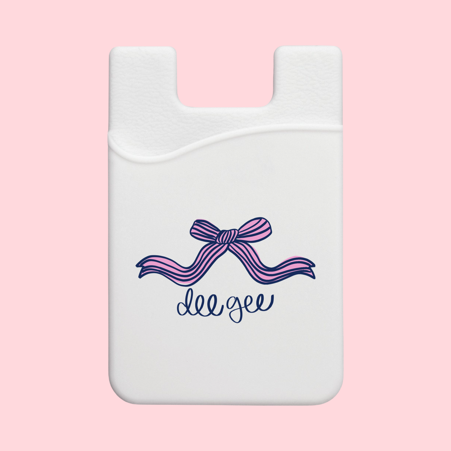 Delta Gamma Coquette Bow Sorority Phone Wallet