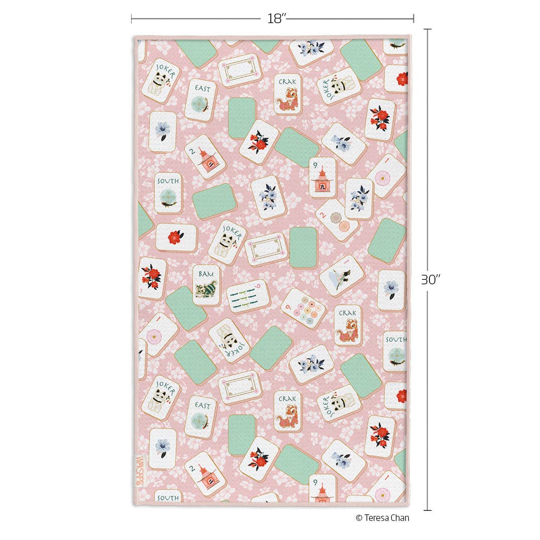 WerkShoppe - Mahjong Microfiber Kitchen Towel