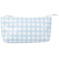 Small Tyvek® Zipper Pouch | Orange Plaid