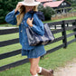 Navy Bandana Bow Jelly Tote Bag - Case-Mate