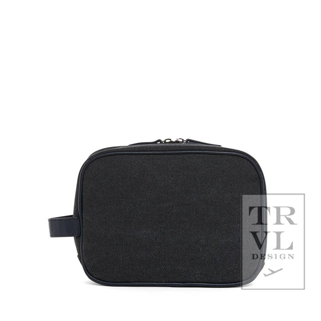 TRVL Design - Men's Kit Case - Toiletry Bag Coated Canvas Indigo