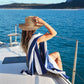 Dock & Bay USA - Dock & Bay Quick Dry Towels - Cabana - Whitsunday Blue: Large (63x35")