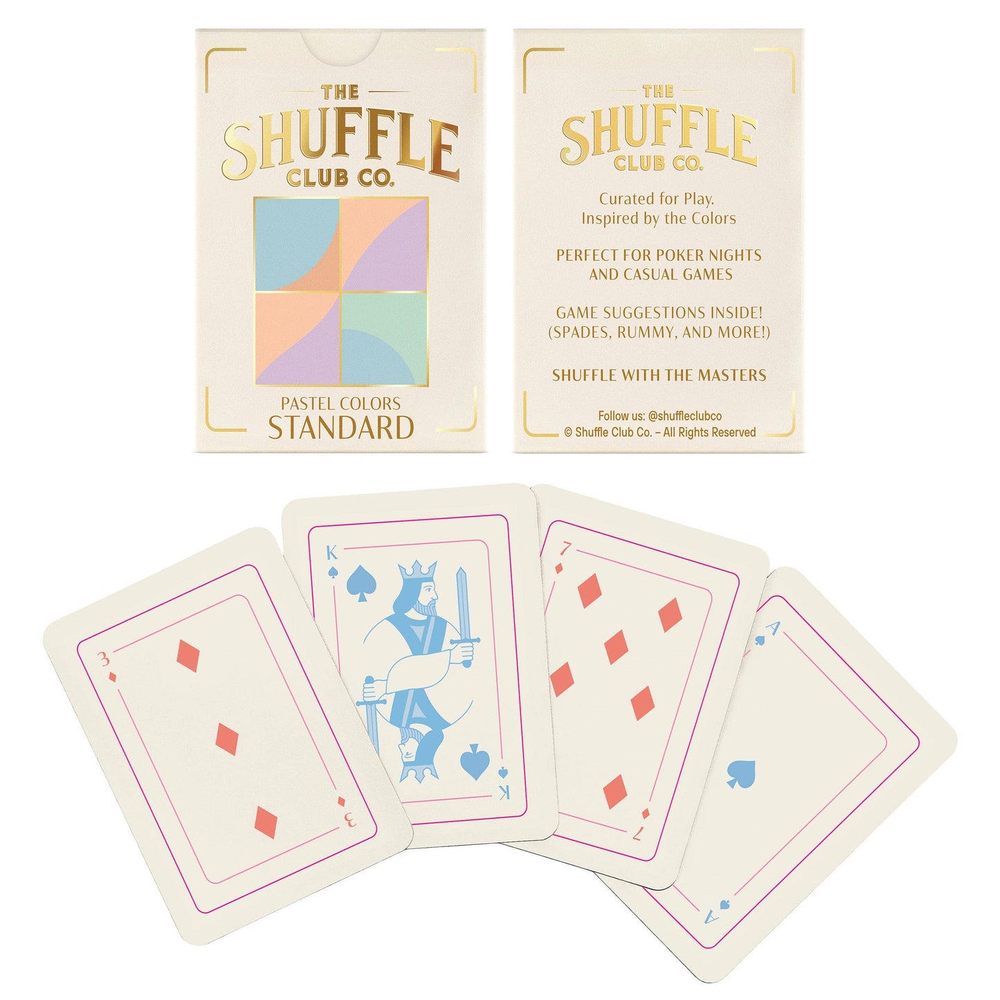 Shuffle Club Co - Pastel Colored Playing Cards (Standard)