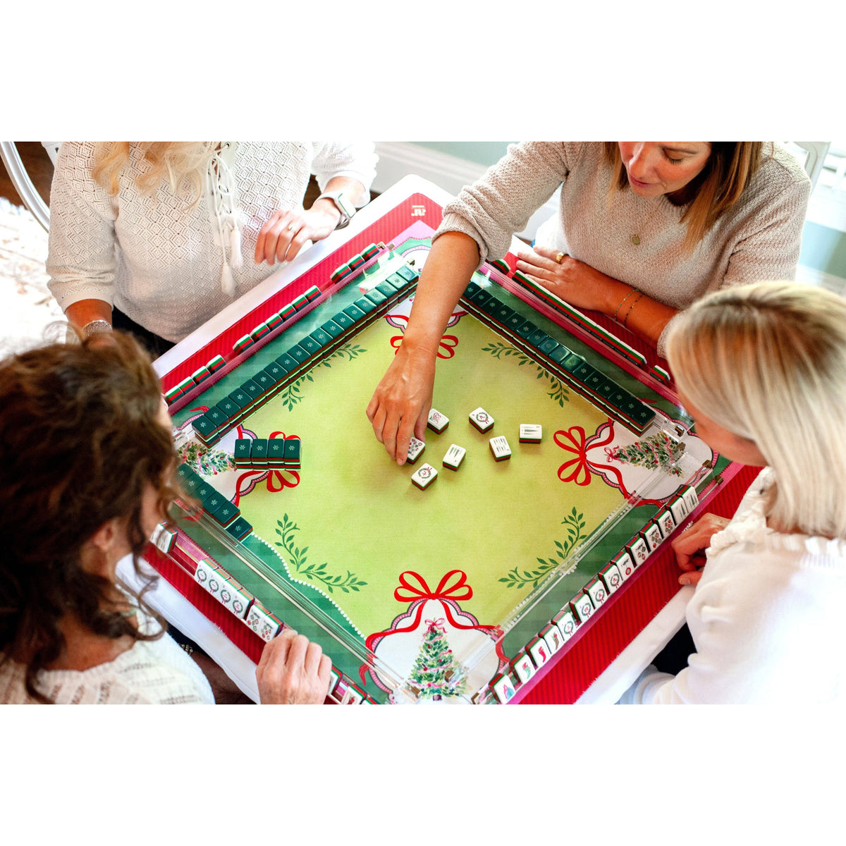 Anders Ruff Design Co. - Watercolor Christmas Tree Mahjong Mat