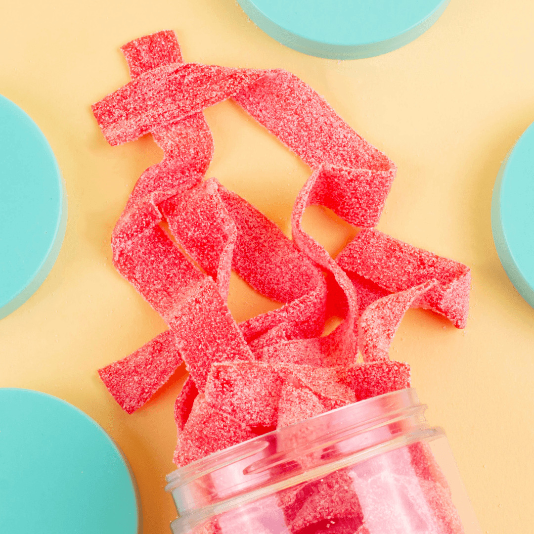 Strawberry Sour Belts Candy