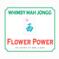Whimsy Mah Jongg - FLOWER POWER Themed Mahjong Play Card