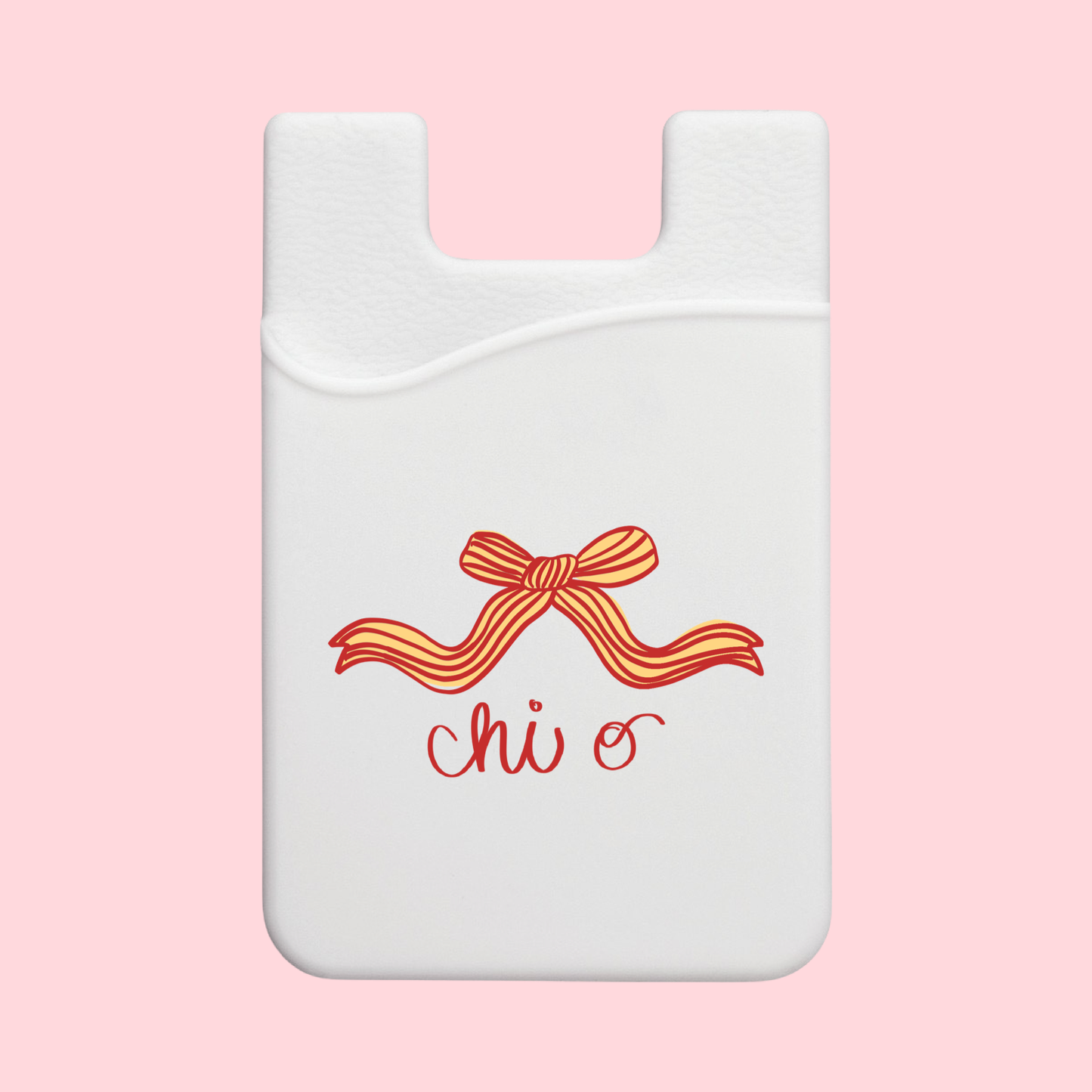 Chi Omega Coquette Bow Sorority Phone Wallet