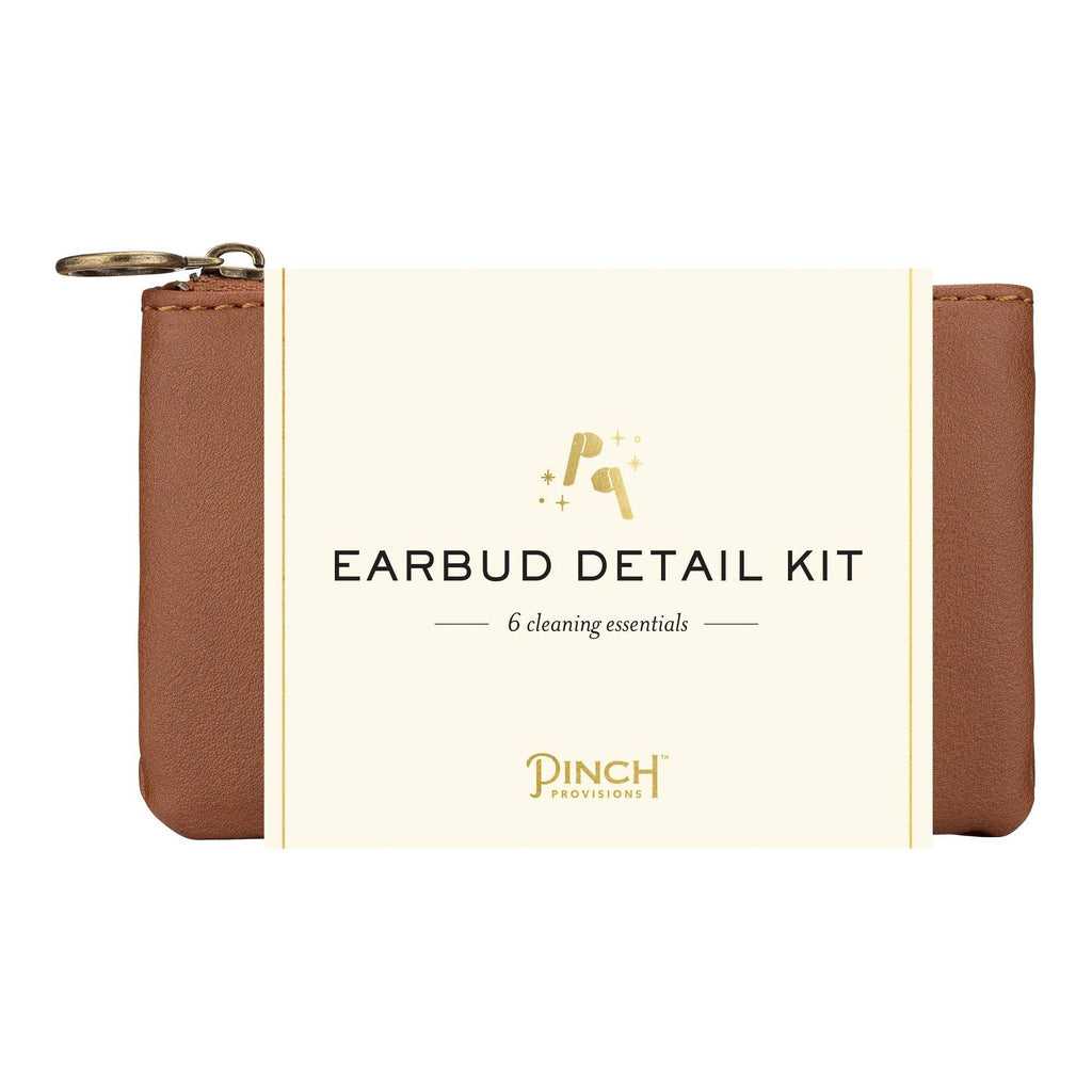 Earbud Detail Kit | Vegan Leather, Unique Tech Gifts: Blush Vegan Leather Pouch