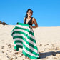 Dock & Bay USA  Quick Dry Towels - Cabana - Cancun Green: Large (63x35")