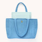 Simplified by Emily Ley - Quilted Tote Bag - French Blue