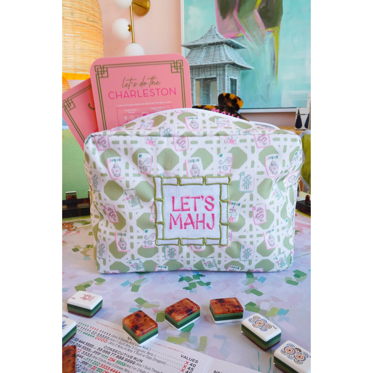 KENZKUSTOMZ - Let's Mahj - XL Travel Bag
