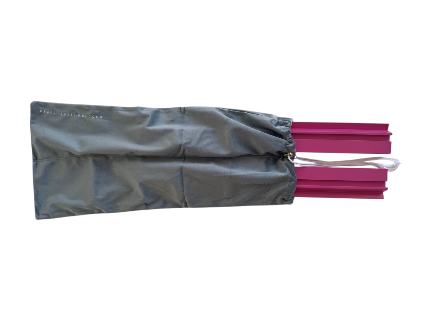 Peace Love Mahjong - Rack Bag: Aqua