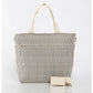 CB STATION - Stripes Cooler Tote: Gray