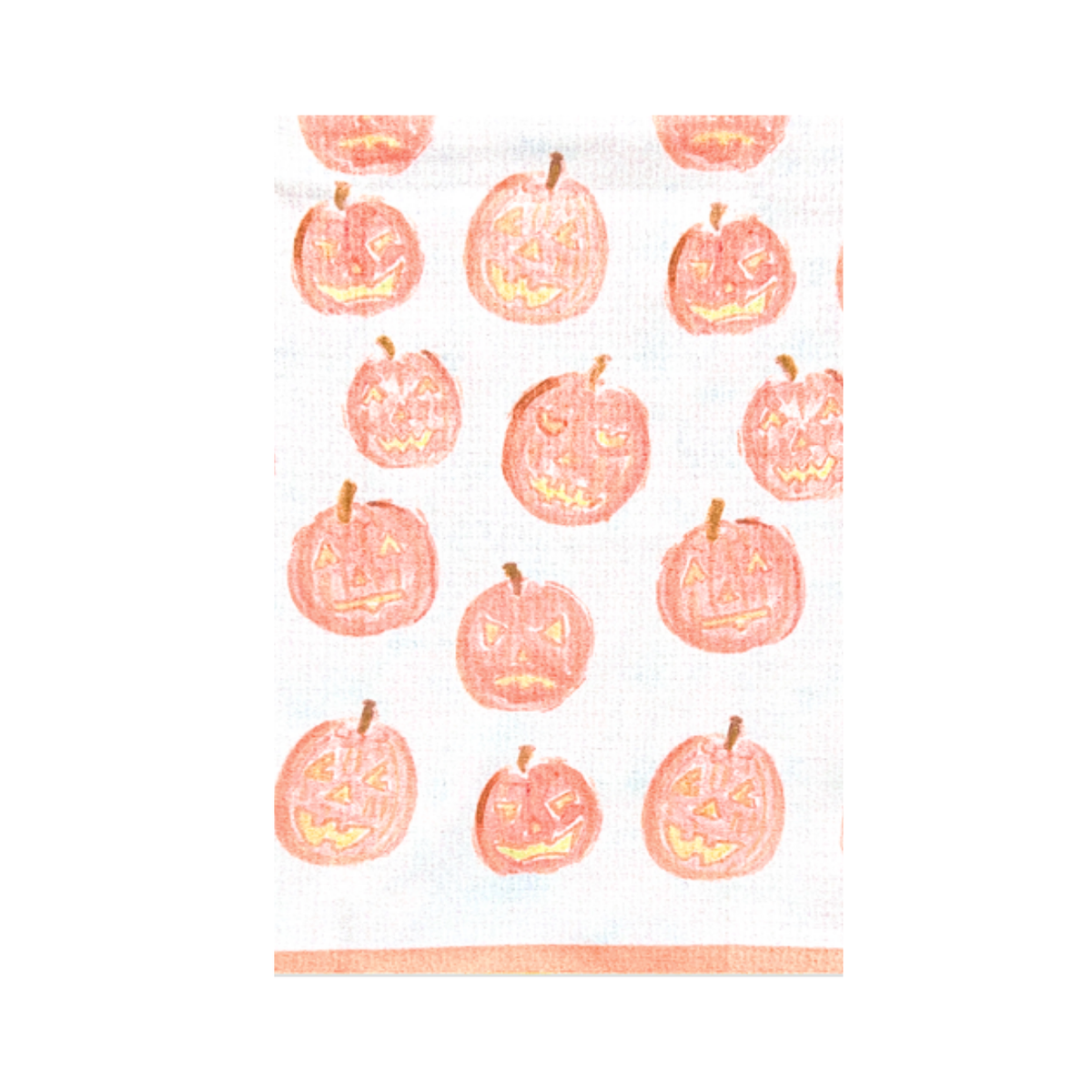 Pumpkin Patch Double-Sided Tea Towel