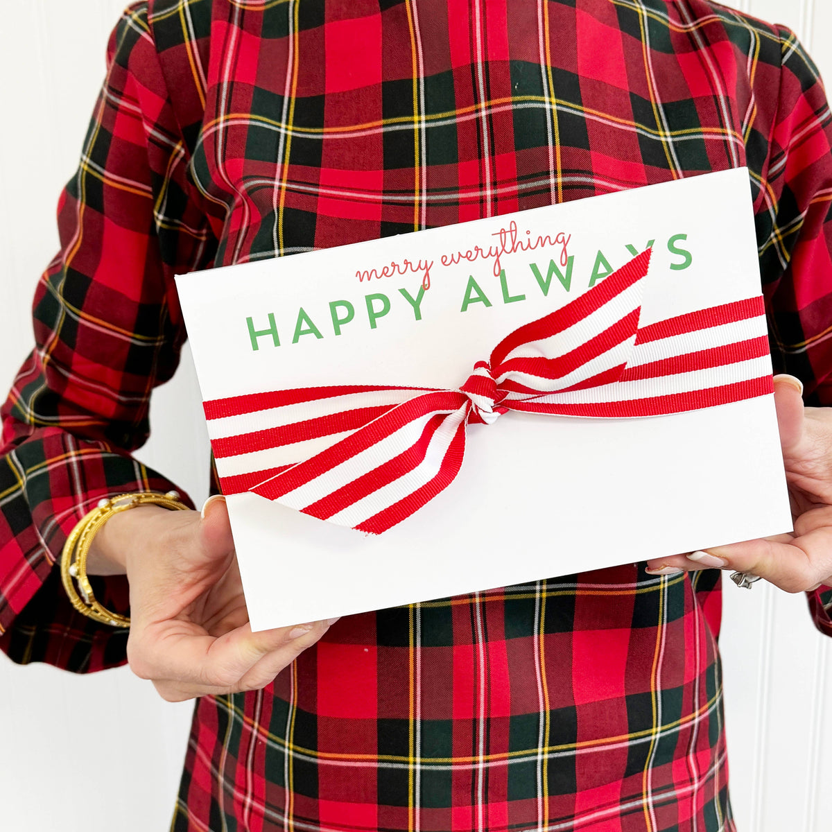 Merry Everything Happy Always Slab Notepad