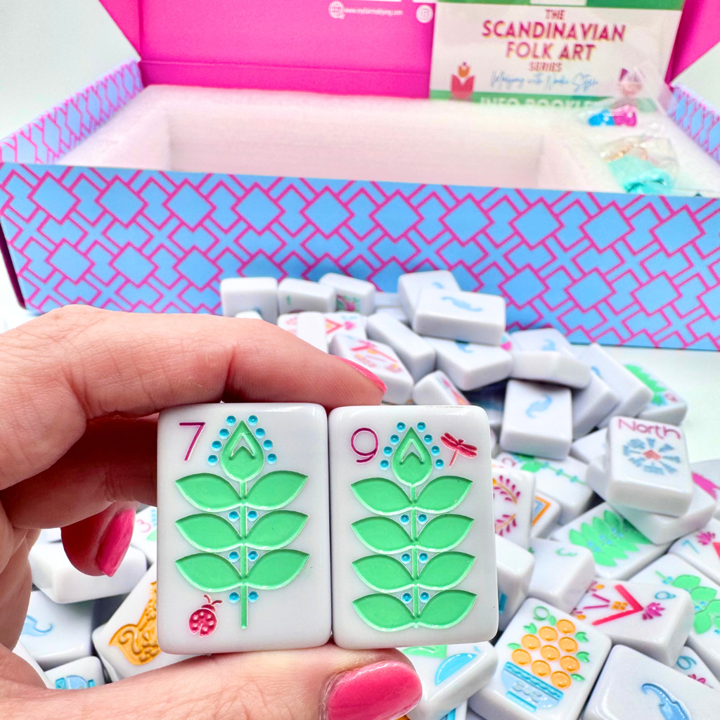 LIMITED TIME SALE  - My Fair Mahjong - THE SCANDINAVIAN FOLK ART SERIES | Mahjong with Nordic Style