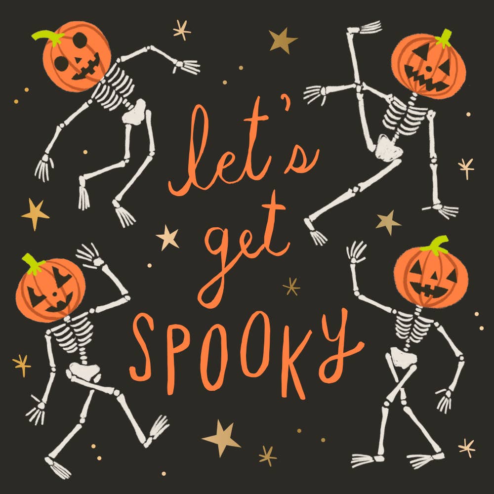 Let's Get Spooky | Halloween Cocktail Napkins