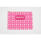 My Fair Mahjong - Premium Mahjong Card & Accessory Bag: Geometric- Pink