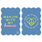 Peace Love Mahjong - Mahjong Tile Shufflers (Set of 2): Mahjin' with My Homies - Everyday I'm Shufflin'