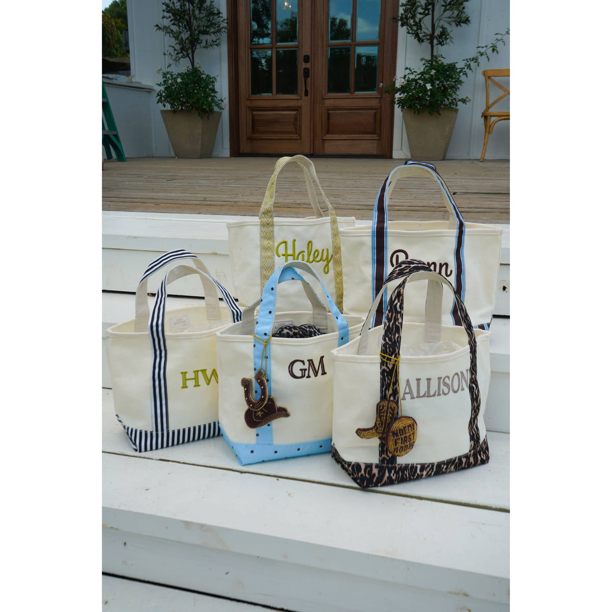 Mini Canvas Tote - Fall Collection: Chartreuse Zebra - KENZKUSTOMZ