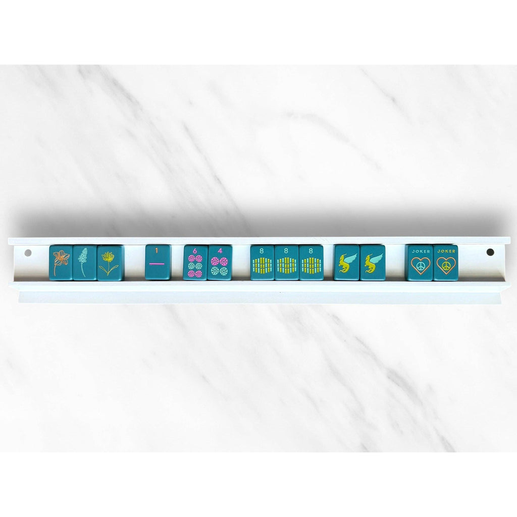 Peace Love Mahjong - Mahjong Racks & Pushers (Set of 4): Chartreuse