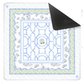Anders Ruff Design Co. - Hamptons Hydrangea Mahjong Mat | The House of Hydrangea Coll: 31.5" Scalloped Edge
