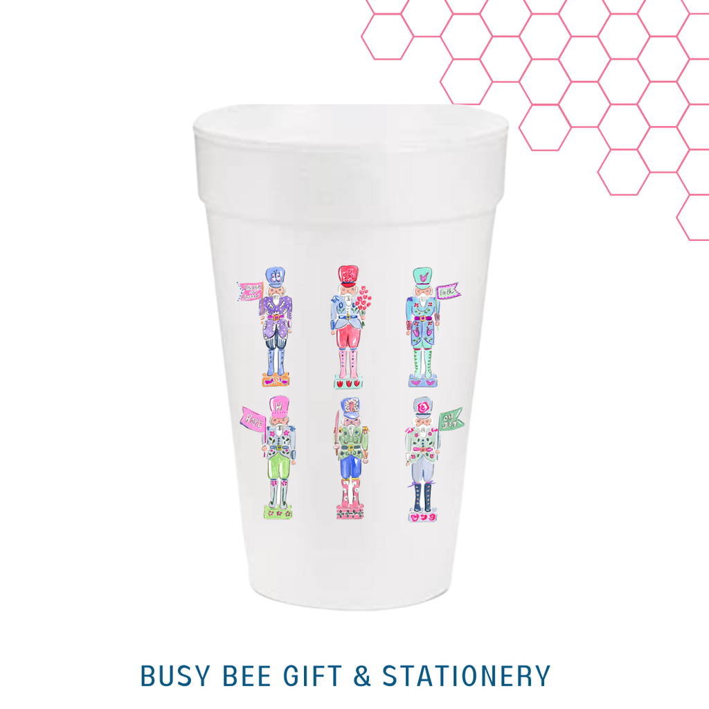 Nutcrackers Foam Cups 16 oz Cups