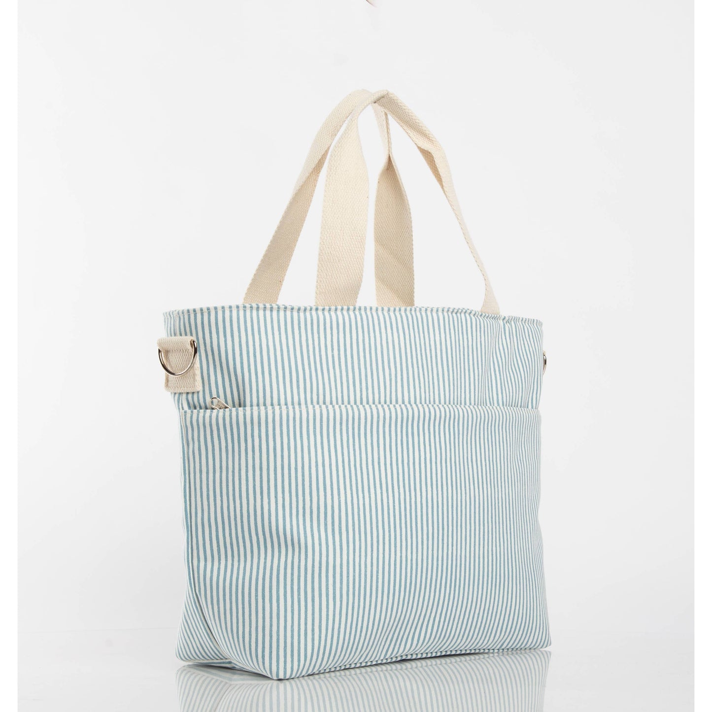 CB STATION - Stripes Cooler Tote: Gray