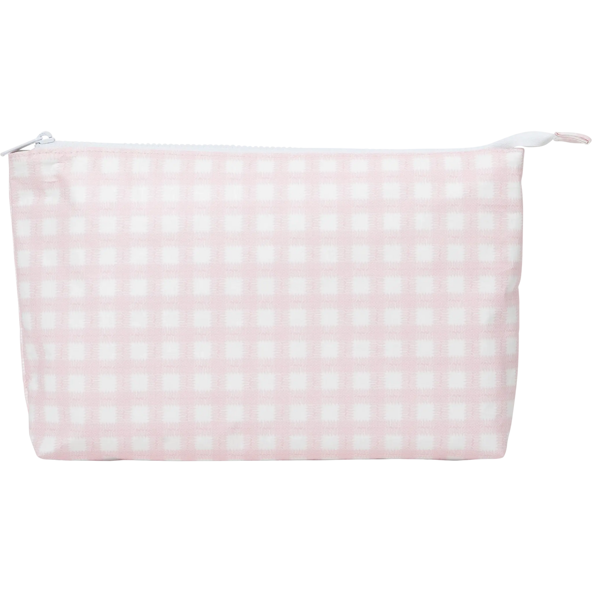 Medium Tyvek® Zipper Pouch | Red Gingham