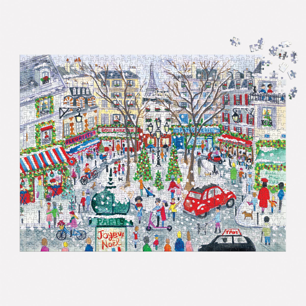 Michael Storrings Christmas in Paris Foil Puzzle