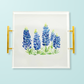 Taylor Paladino - Bluebonnet Fields Acrylic Tray: GOLD