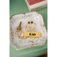 Gracefully Made Art - Kappa Alpha Theta Embroidered Keychain, Sorority
