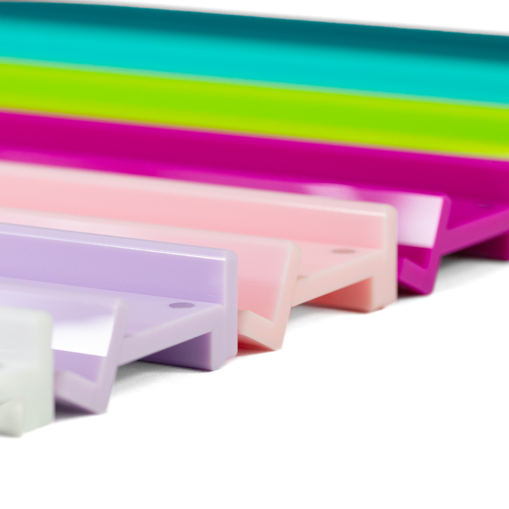My Fair Mahjong - MAHJONG RACKS | Premium Acrylic | 4 Racks + 4 Pushers: Tortoiseshell