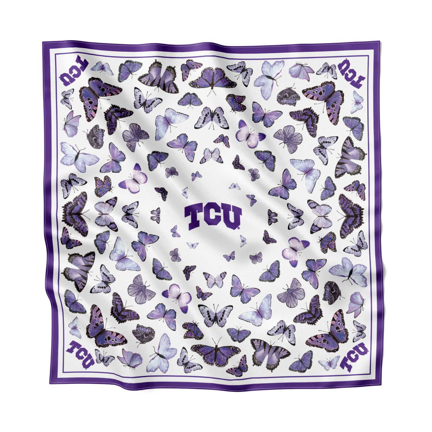 Victory Lap - TCU Square Silk Scarf
