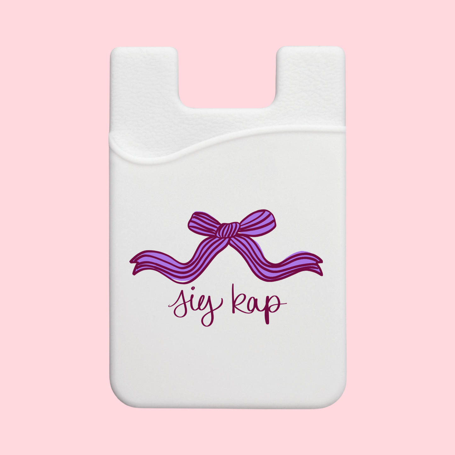 Sigma Kappa Coquette Bow Sorority Phone Wallet