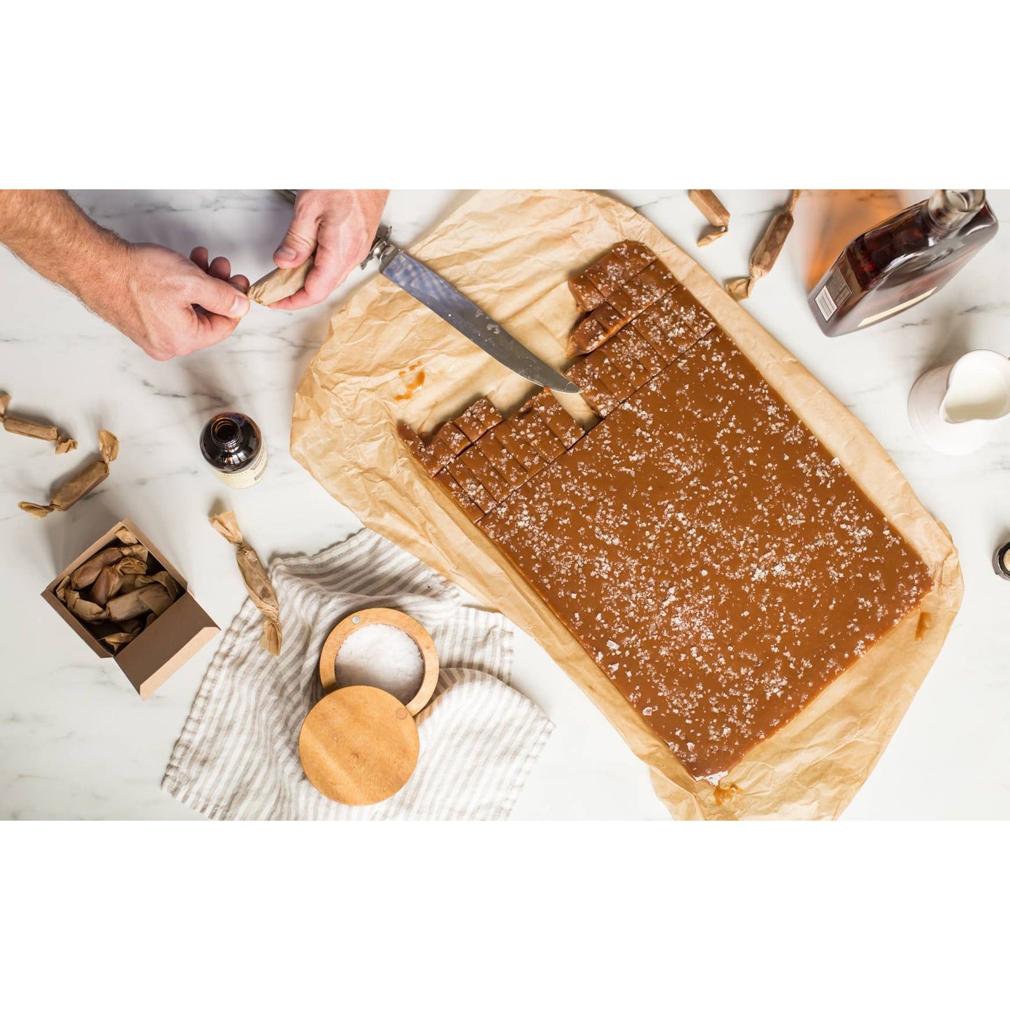 Shotwell Candy Co. - Hand Crafted Salted Caramel: 16-Piece Box