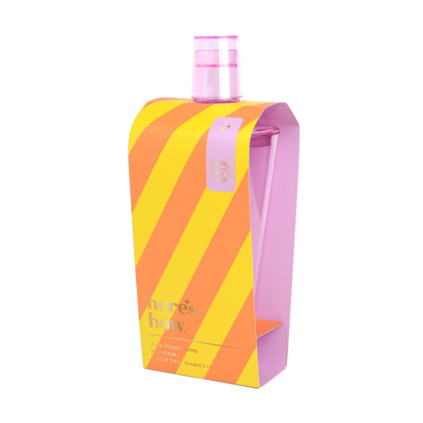 The Penelope Acrylic Cocktail Shaker - Lilac