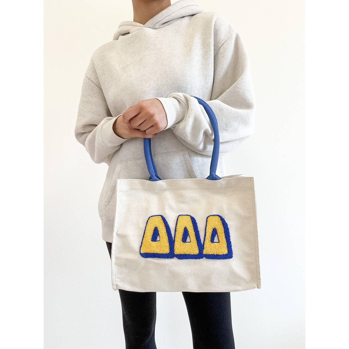 Delta Delta Delta Chenille Sorority Gift Tote