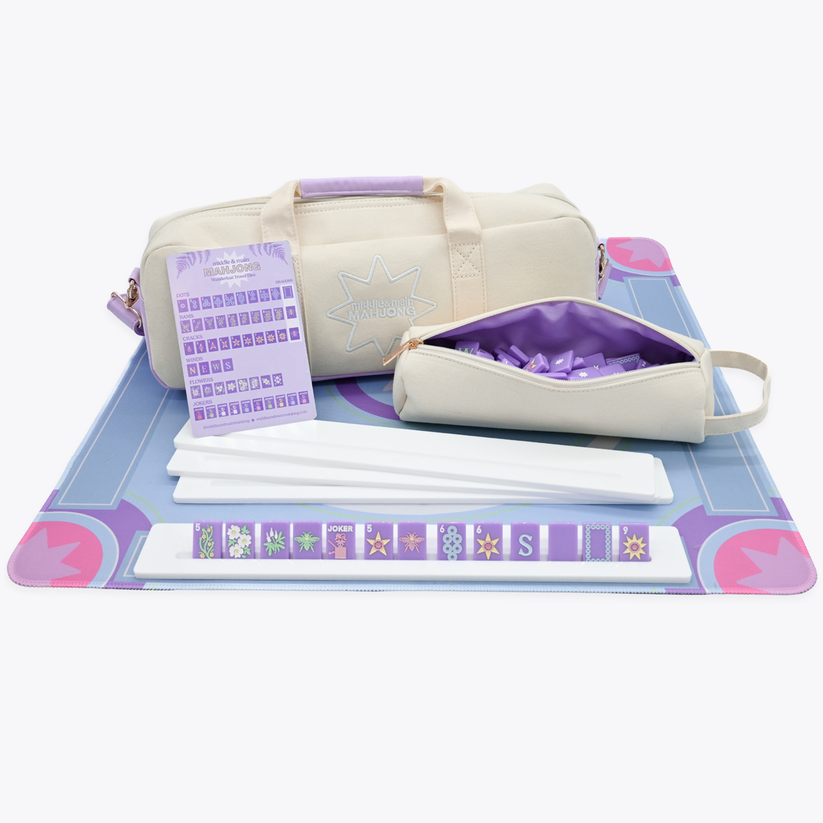 Middle & Main Mahjong - Wanderlust Mahjong Tiles Travel Bundle