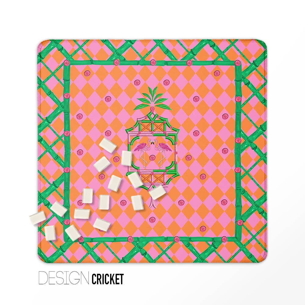 Boutique Monogram - Mahjong Mat, Neoprene, Boutique Monogram: CRICKET / With Carrying Bags