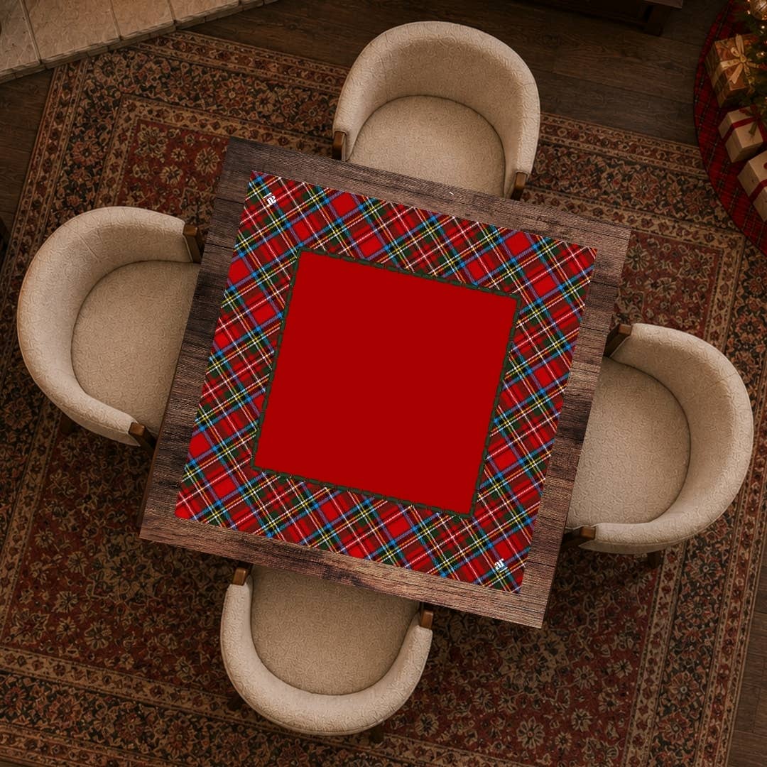 Anders Ruff Design Co. - NEOPRENE Tartan Tidings Mahjong Mat