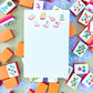 Taylor Paladino - Sunset Mahjong Tiles Notepad