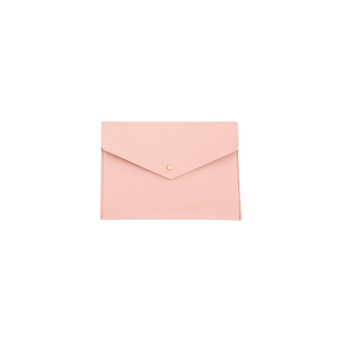Peace Love Mahjong - Card Clutch: Metallic - Large Size