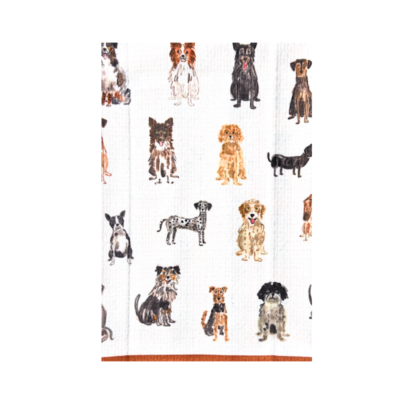 KEVA - Doggie Dog Double-Sided Tea Towel