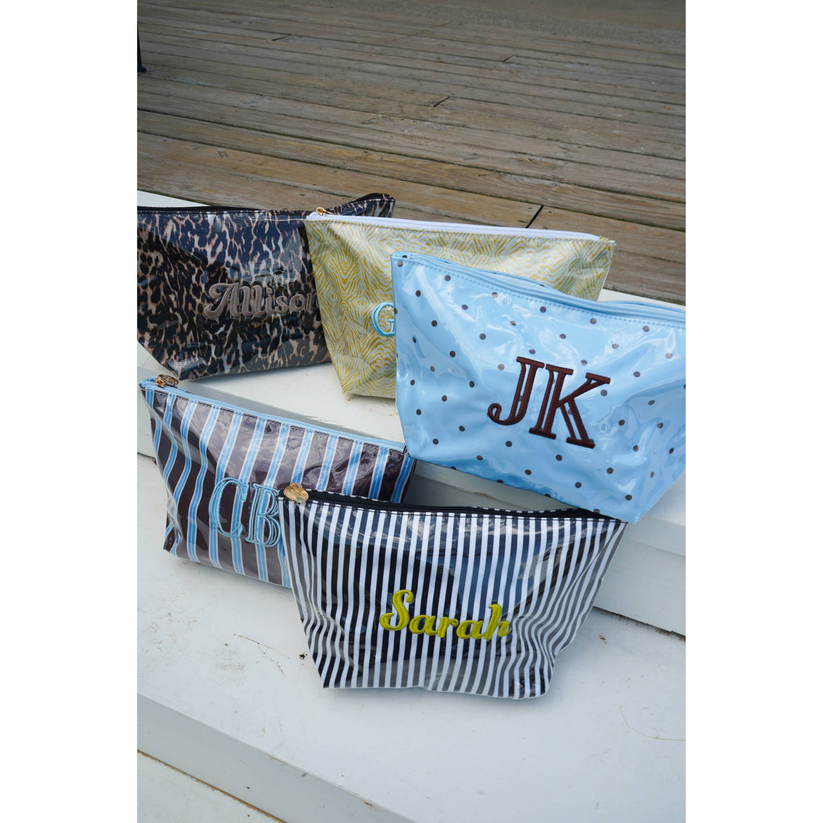 Clear Coat Bag for Embrodiery - Fall Collection: Chartreuse Zebra - KENKUSTOMZ