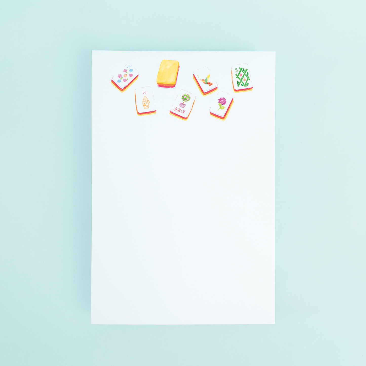 Taylor Paladino - Sunset Mahjong Tiles Notepad