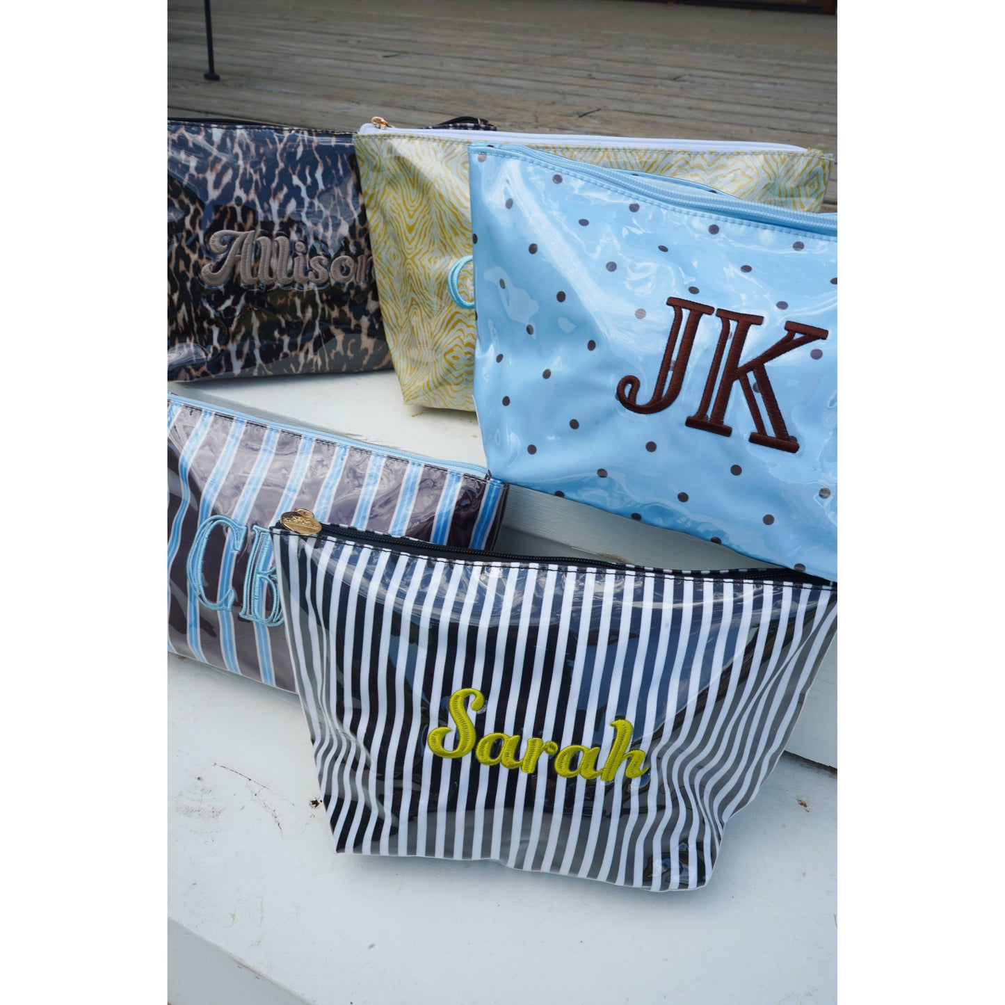 Clear Coat Bag for Embrodiery - Fall Collection: Chartreuse Zebra - KENKUSTOMZ